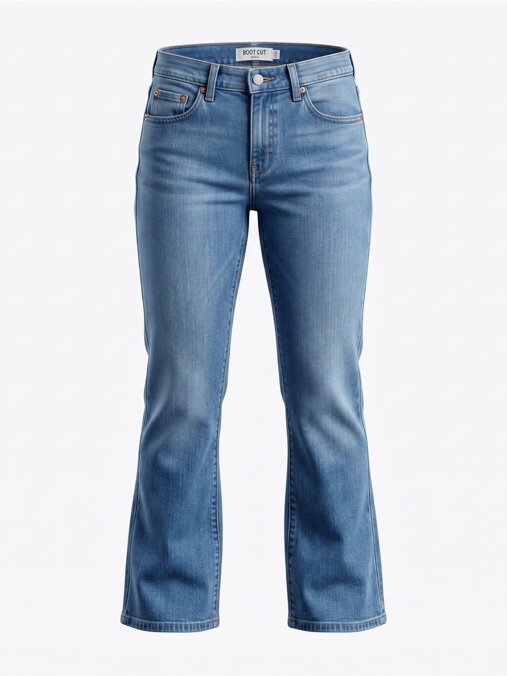 ❄️ Levi’s 515 • Classic Light Blue Bootcut Jeans • Women’s 8 M - Picture 3 of 16